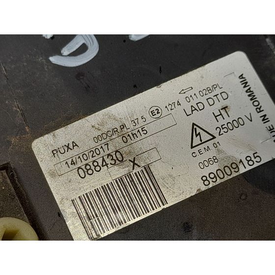 Faro Derecho Para Peugeot 807