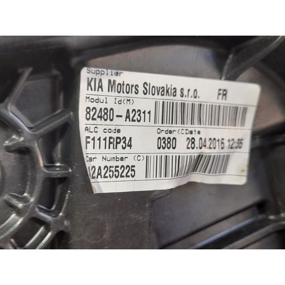 Elevalunas Delantero Derecho Para Kia Cee'd