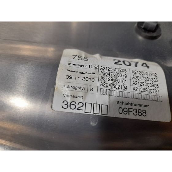 Elevalunas Trasero Derecho para Mercedes-Benz Clase E (W212) Familiar
