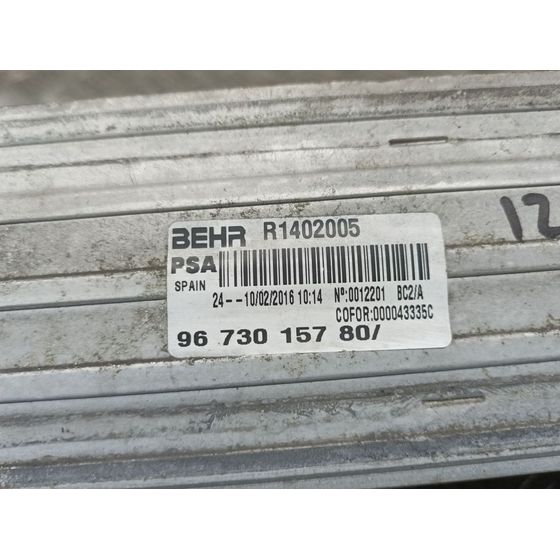 Intercooler Para Peugeot 5008