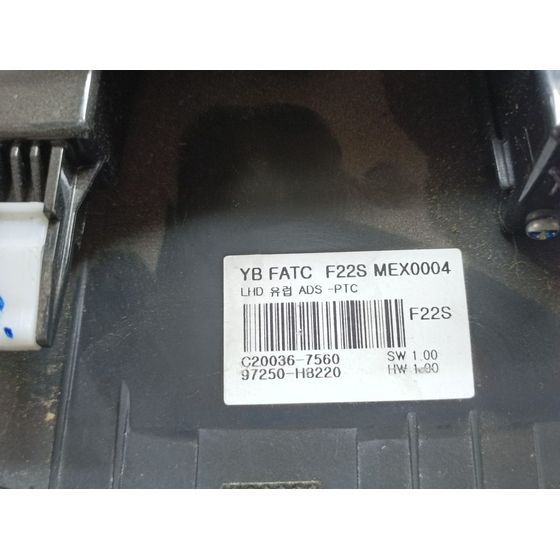 Mando Calefaccion / Aire Acondicionado para Kia Rio (Yb)