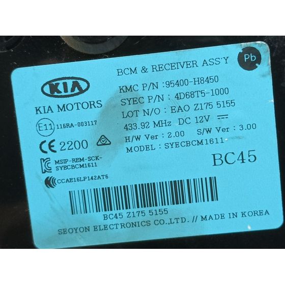 Modulo Electronico para Kia Rio (Yb)