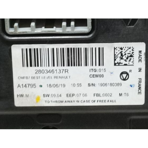Sistema Navegacion Gps para Renault Clio V