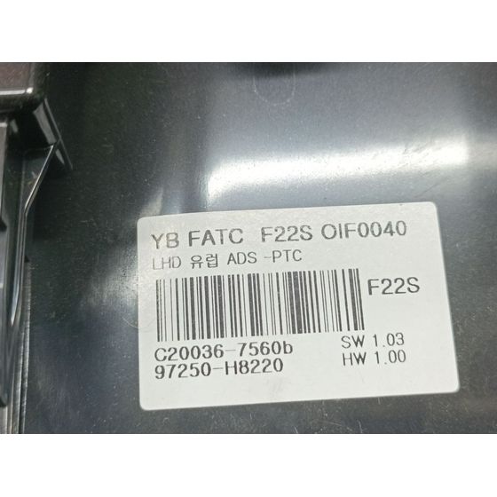 Mando Climatizador Para Kia Stonic