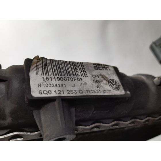 Radiador Agua Para Volkswagen Polo