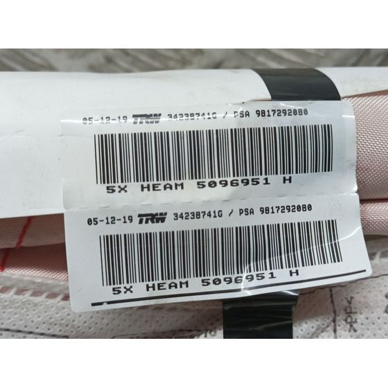Airbag Cortina Delantero Derecho  Para Peugeot Rifter