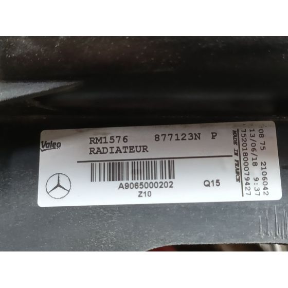 Radiador Agua para Mercedes-Benz Sprinter Iii Plataforma Rwd / Awd