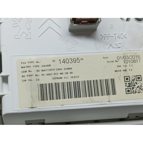 Cuadro Instrumentos Para Peugeot 2008