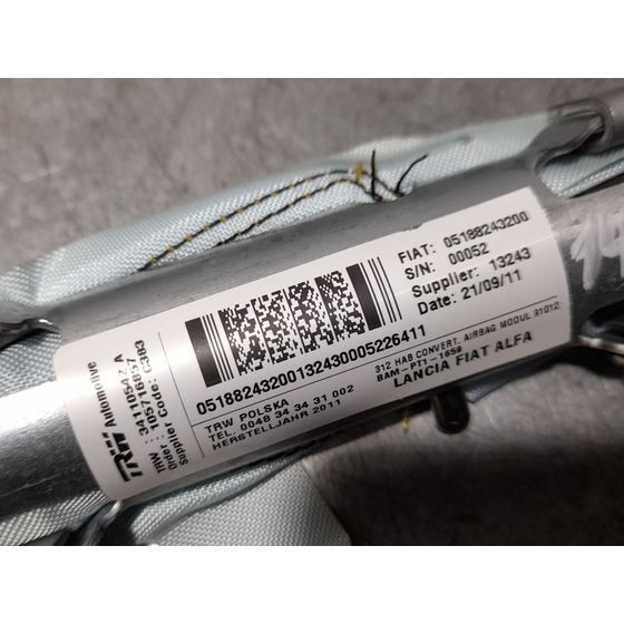 Airbag Cortina Delantero Derecho para Fiat 500 Cabrio (150)