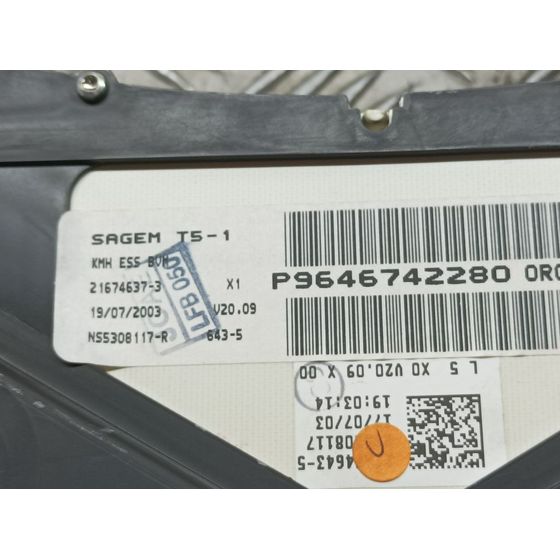Cuadro Instrumentos Para Peugeot 307