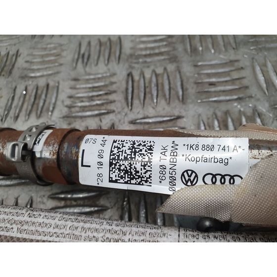 Airbag Cortina Delantero Izquierdo para Volkswagen Scirocco (137)
