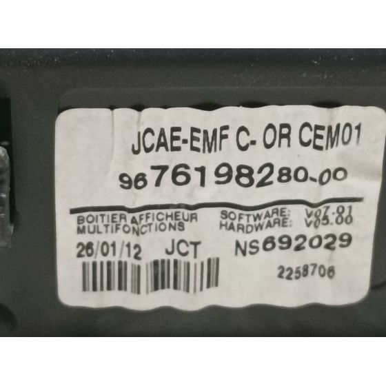 Pantalla Multifuncion Para Citroen C4 Lim.