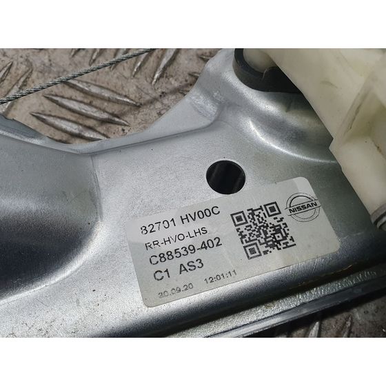 Elevalunas Trasero Izquierdo Para Nissan Qashqai