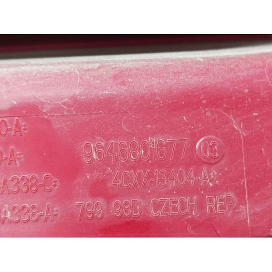 Piloto Trasero Derecho Para Citroen C4 Coupe