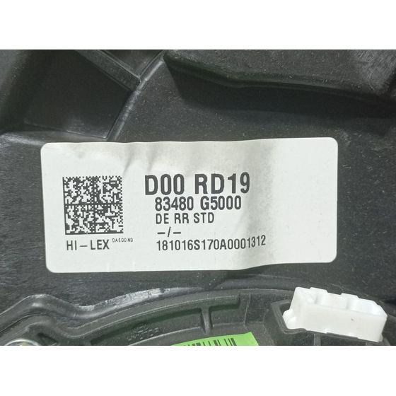 Elevalunas Trasero Derecho Para Kia Niro