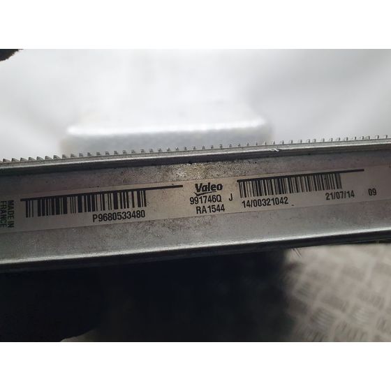Radiador Agua Para Citroen C4 Lim.
