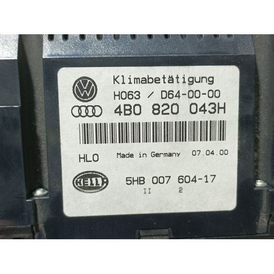 Mando Climatizador para Audi A6 Berlina