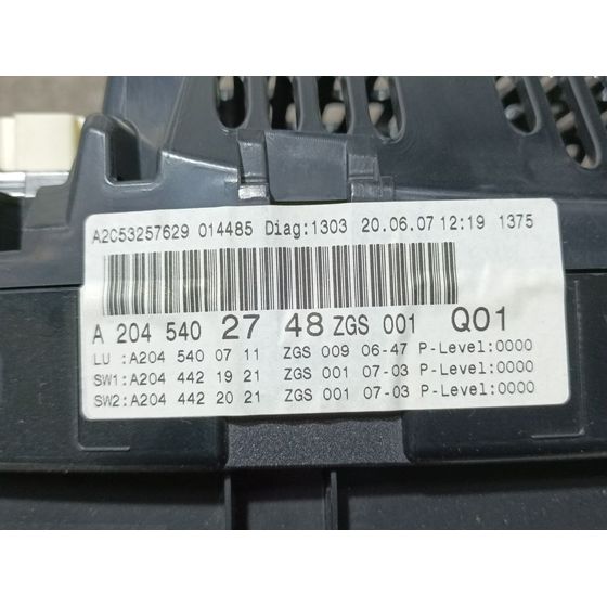 Cuadro Instrumentos Para Mercedes Clase C Berlina