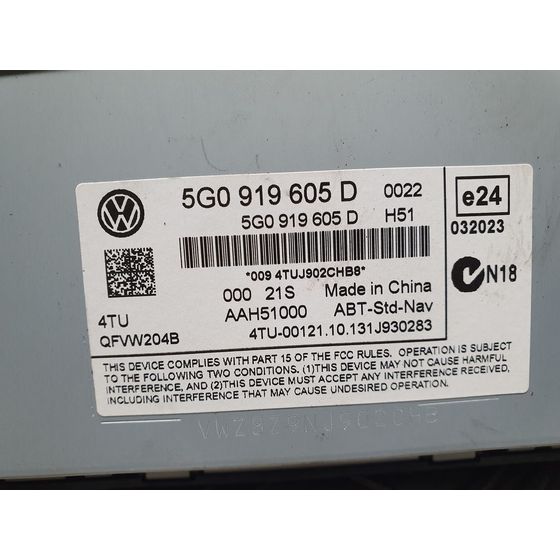 Sistema Navegacion Gps Para Volkswagen Golf Vii Lim.