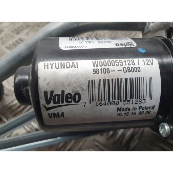 Motor Limpia Delantero Para Hyundai I20 Coupe