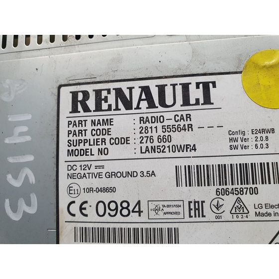 Sistema Navegacion Gps Para Renault Clio Iv