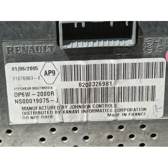 Sistema Navegacion Gps para Renault Laguna Ii Grandtour (Kg0)