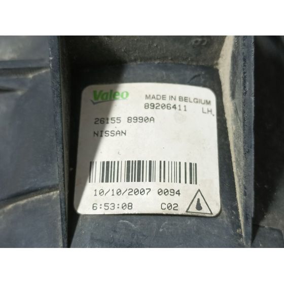 Faro Antiniebla Izquierdo para Nissan Qashqai (J10)