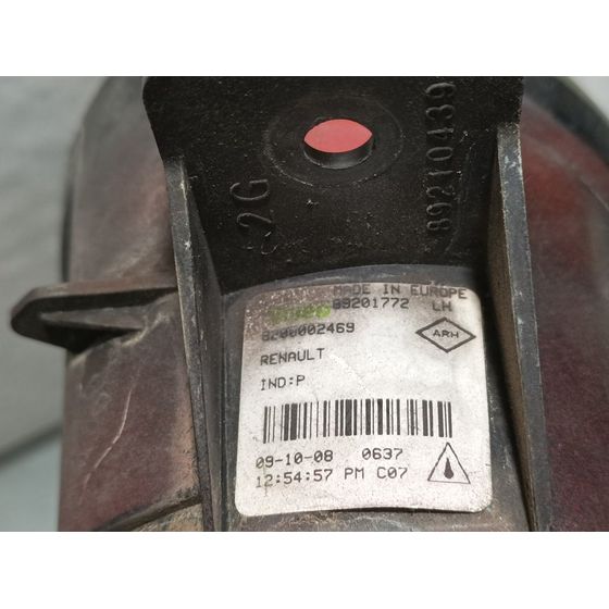 Faro Antiniebla Izquierdo Para Renault Clio Iii