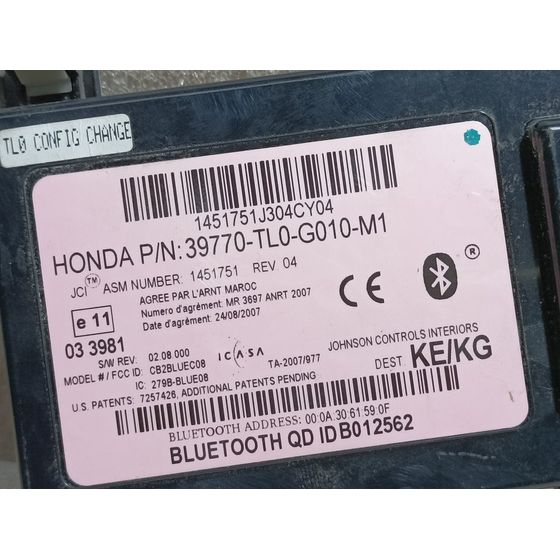 Modulo Electronico para Honda Accord Berlina (Cu)