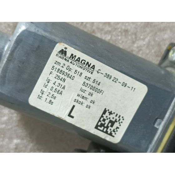 Elevalunas Delantero Izquierdo Para Fiat 500 Cabrio