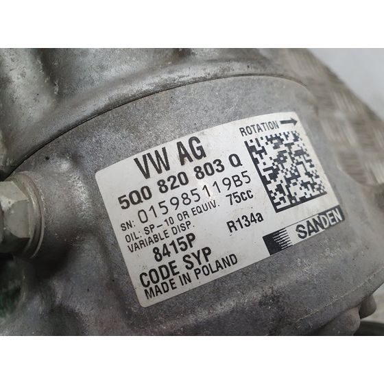 Compresor Aire Acondicionado Para Volkswagen Crafter Kasten