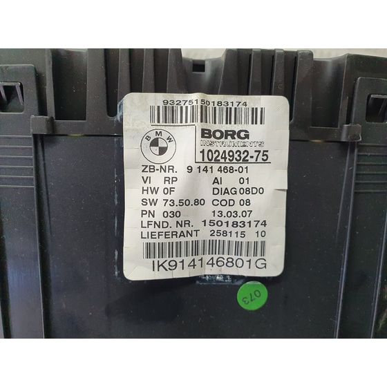 Cuadro Instrumentos Para Bmw Serie 1 Berlina