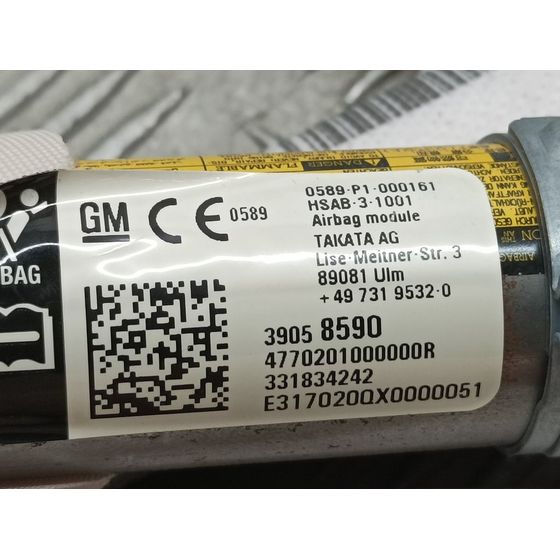 Airbag Cortina Delantero Derecho Para Opel Astra K Lim. 5Türig