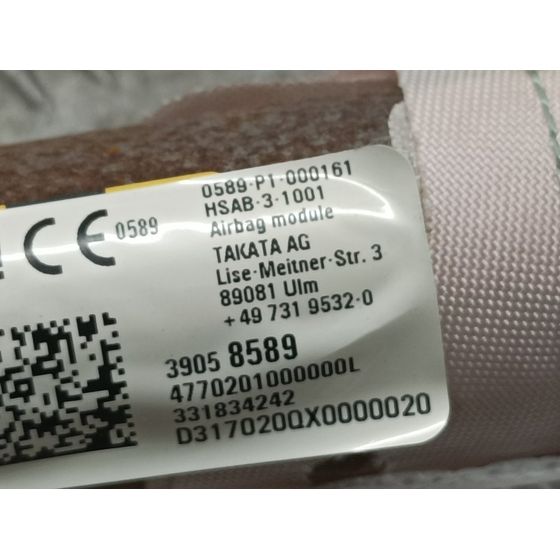 Airbag Cortina Delantero Izquierdo Para Opel Astra K Lim. 5Türig