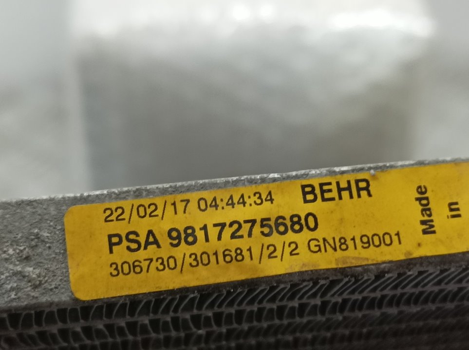 Condensador / Radiador Aire Acondicionado Para Peugeot 3008