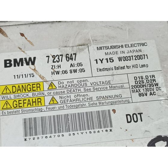 Centralita Faros Xenon Para Bmw Serie 1 Lim.