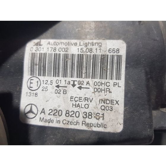 Faro Derecho Para Mercedes Clase S Berlina