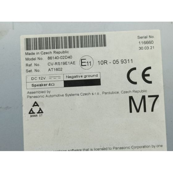 Sistema Navegacion Gps Para Toyota Corolla