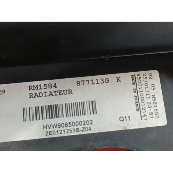 Radiador Agua Para Volkswagen Crafter Caja Cerrada