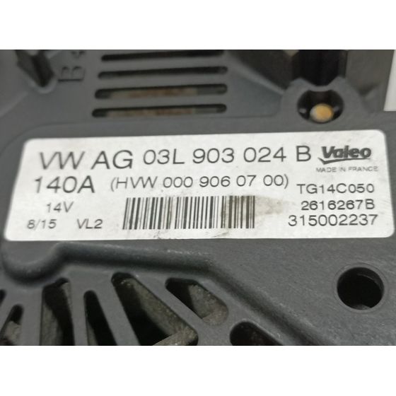 Alternador Para Volkswagen Crafter Caja Cerrada