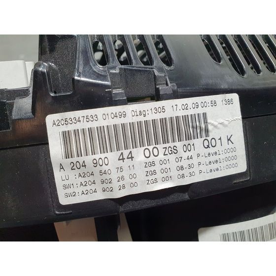 Cuadro Instrumentos para Mercedes-Benz Clase C (W204) Familiar