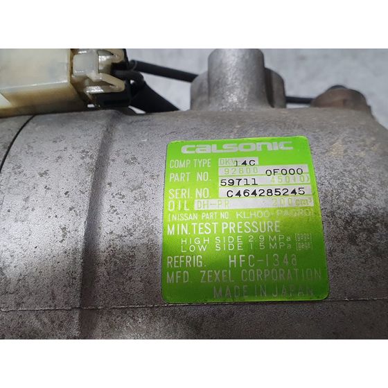 Compresor Aire Acondicionado Para Nissan Terrano/Terrano.ii