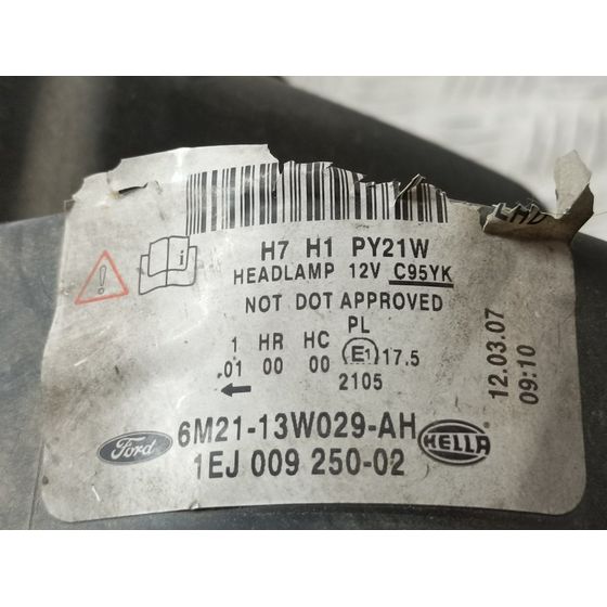 Faro Derecho Para Ford S-Max