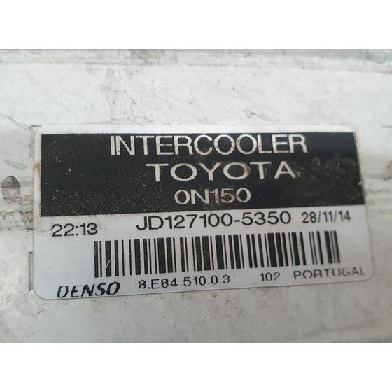 Intercooler Para Toyota Auris