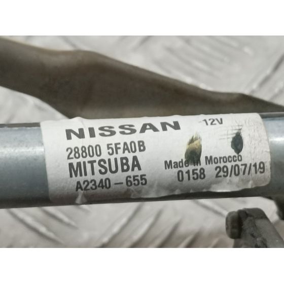 Motor Limpia Delantero Para Nissan Micra V