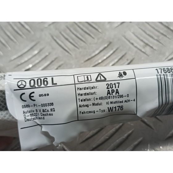 Airbag Cortina Delantero Izquierdo Para Mercedes Clase A
