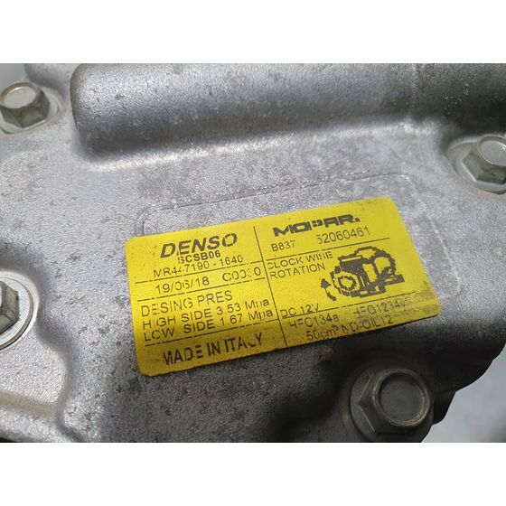 Compresor Aire Acondicionado Para Abarth Nuova 500