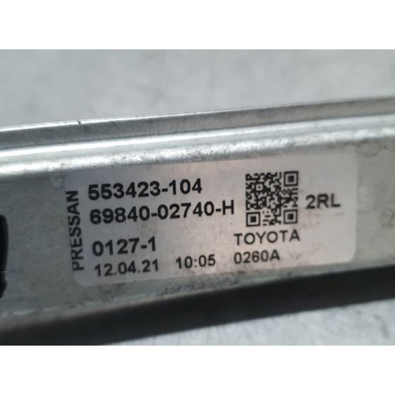 Elevalunas Trasero Izquierdo Para Toyota Corolla