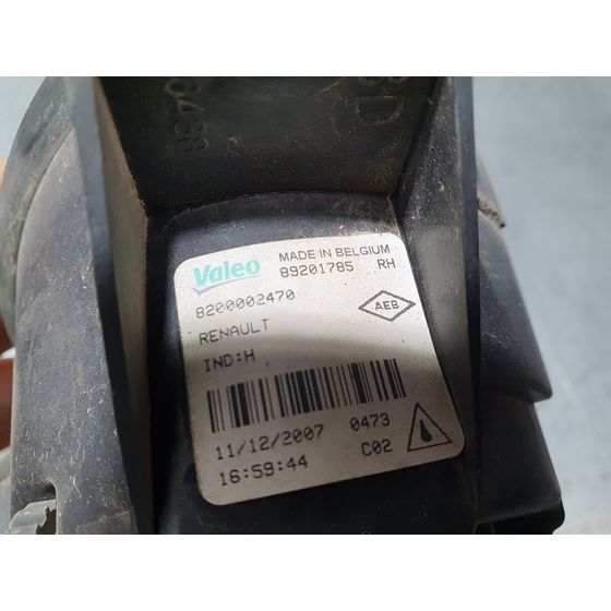 Faro Antiniebla Derecho para Renault Laguna Ii (Bg0)