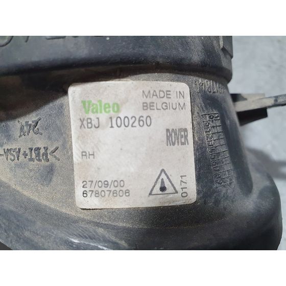Faro Antiniebla Derecho Para Mg Rover Serie 75